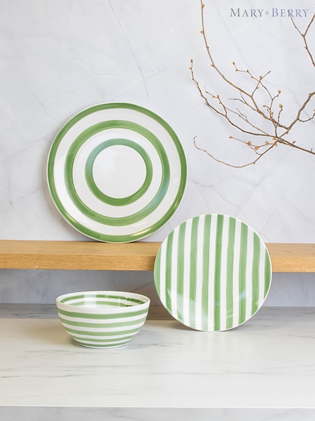 Mary Berry Green 12 Piece Dinner Set (H15935) | £100