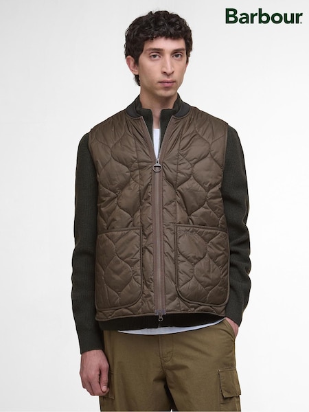 Barbour® Green Utility Liddesdale Quilted Gilet (H16023) | £129
