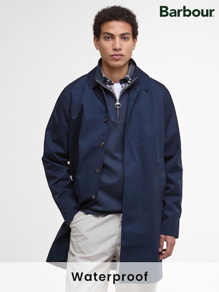 Barbour® Blue Lorden Waterproof Mac Jacket (H16047) | £179