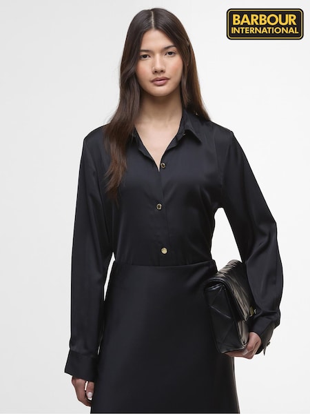 Barbour® International Black Saskia Shirt (H16073) | £100