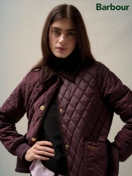 Barbour® Red Marla Quilted Jacket (H16086) | £169