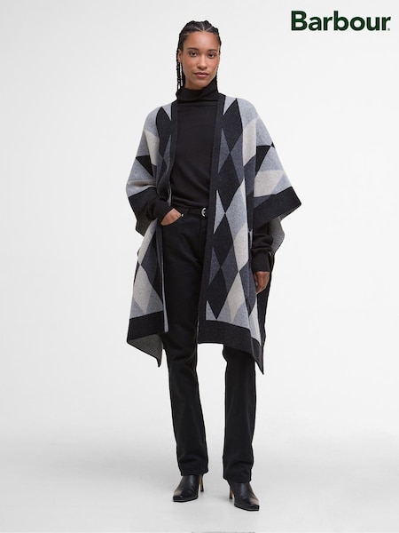 Barbour® Grey Rosemary Cape (H16095) | £139