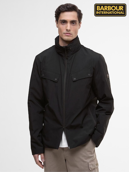 Barbour® International Black Alver Showerproof Jacket (H16119) | £199