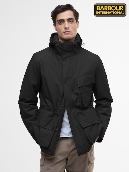 Barbour® International Black Waterproof Jacket (H16127) | £269