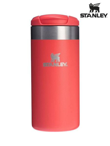 Stanley Hot Coral AeroLight Transit Mug 0.35L (H16194) | £33
