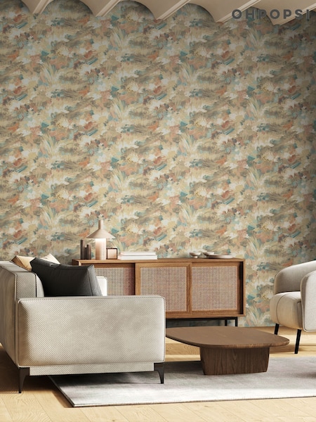 Ohpopsi Warm Parchment Awaken Wallpaper (H16298) | £83