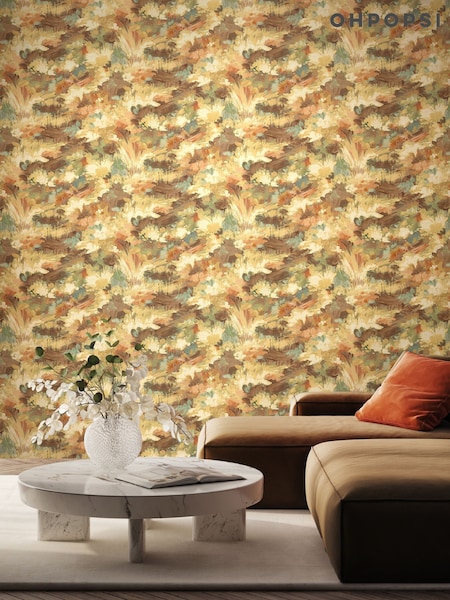 Ohpopsi Chestnut Awaken Wallpaper (H16309) | £83
