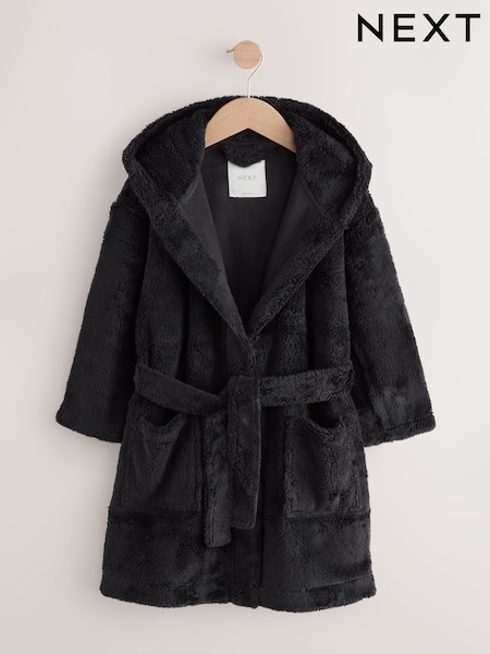 Black Fleece Robe (1.5-16yrs) (H16454) | £16 - £24
