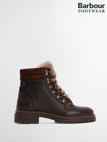 Barbour® Brown Bamburgh Leather Hiker Boot (H16742) | £145