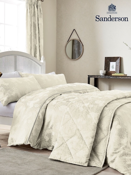 Sanderson Ivory Ashbee Duvet Cover and Pillowcase Set (H16851) | £48 - £94