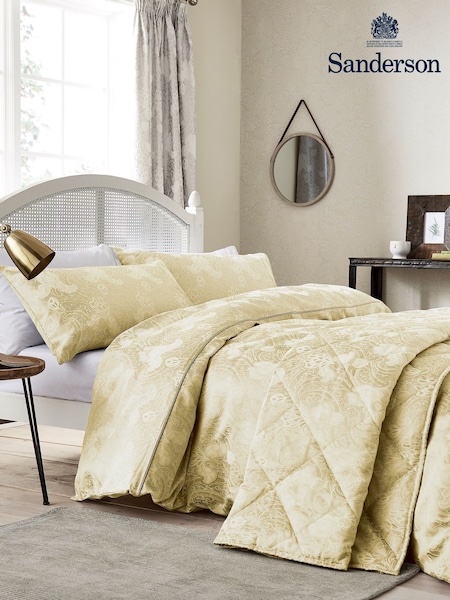 Sanderson Soft Gold Ashbee Duvet Cover and Pillowcase Set (H16852) | £48 - £94