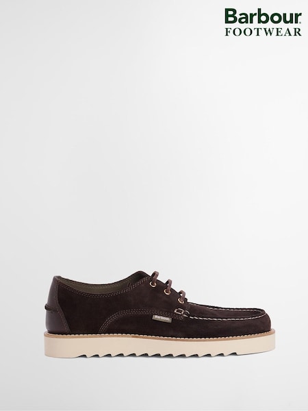 Barbour Brown Aydon Suede Derby Shoe (H16932) | £135