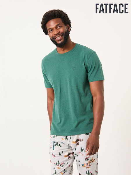FatFace Lulworth Mid Green Tshirt (H17051) | £22.50