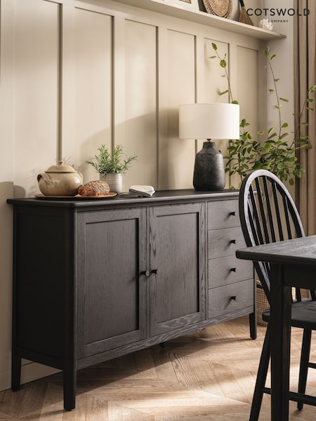 Cotswold Company Black Oak Berkeley Sideboard (H17149) | £779