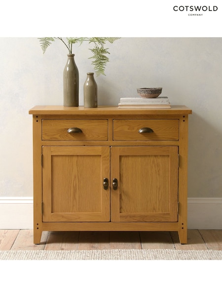 Cotswold Company Rustic Oak Oakland Small Sideboard (H17166) | £428