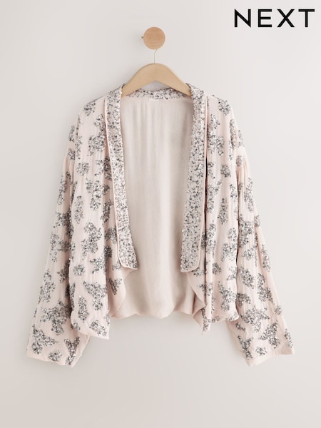 Champagne Embellished Sequin Cover-Up (H17217) | £95