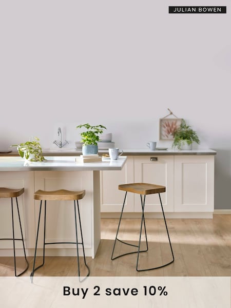 Julian Bowen Set of 2 Brown Black Travis Bar Stools (H17227) | £190