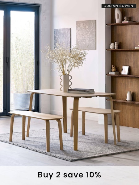 Julian Bowen Brown Kaito Dining Table (H17235) | £235