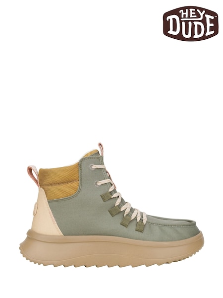 HEYDUDE Green Wendy Peak Apres Ankle Boots (H17254) | £95