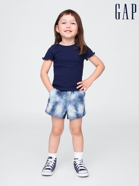 Gap Blue Denim Pull On Shorts (6mths-5yrs) (H17370) | £20