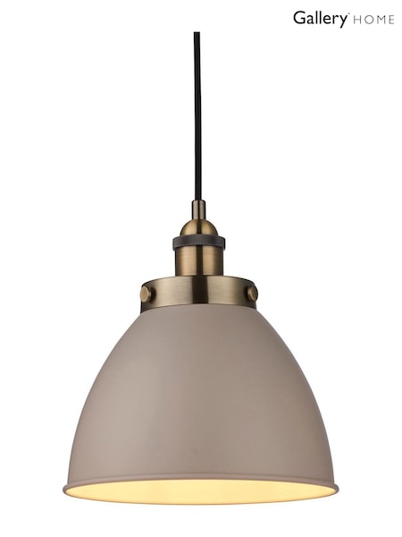 Gallery Home Taupe Ferris Pendant Light (H17397) | £70