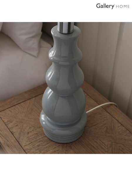 Gallery Home Nickel Provence Table Lamp (H17408) | £90