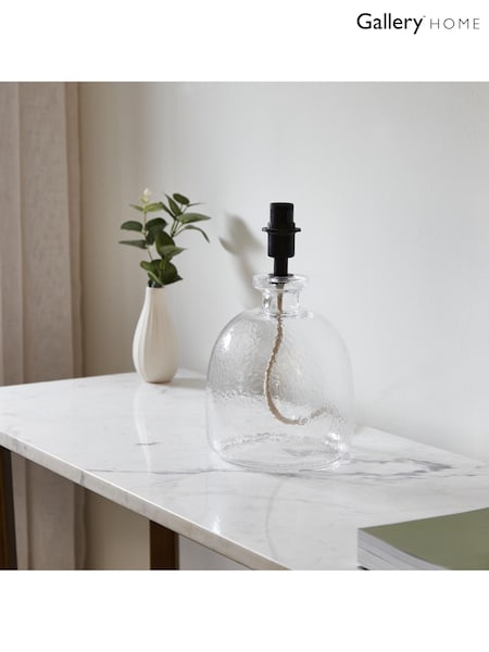 Gallery Home Clear Liora Table Lamp (H17413) | £50