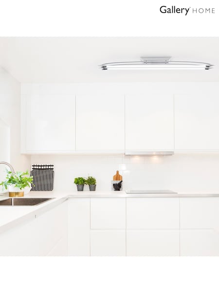 Gallery Home Chrome Harper LED Dual Ceiling Light (H17415) | £150