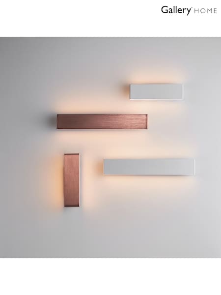 Gallery Home White Bodin Wall Light Matt 285mm (H17422) | £120