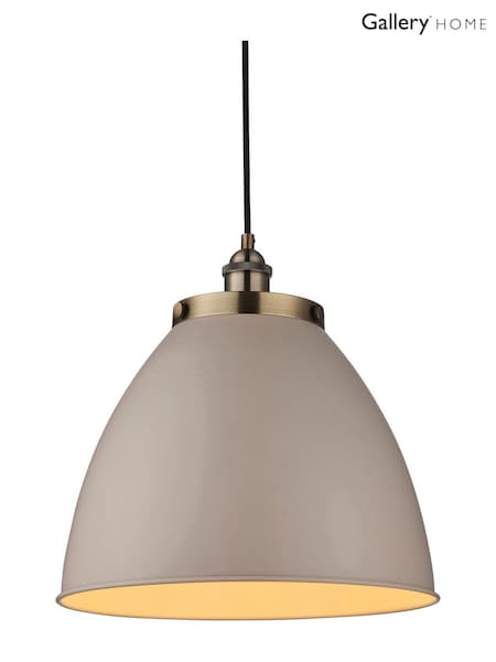 Gallery Home White Ferris Pendant Light (H17435) | £90