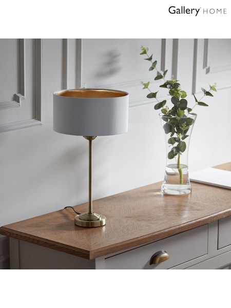Gallery Home Brass Harrington Antique Table Lamp (H17440) | £70