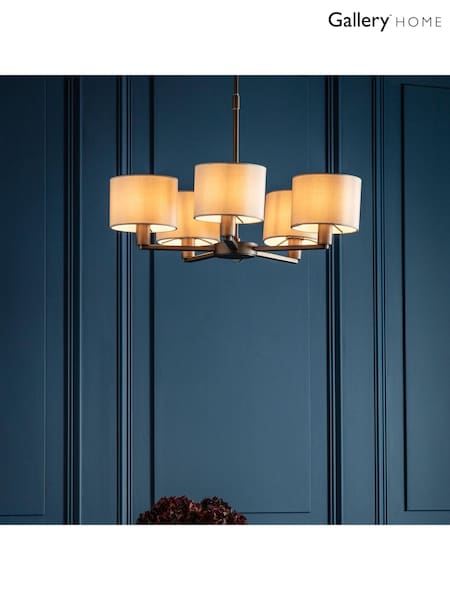 Gallery Home Antique Bronze Dalvin 5 Pendant Light (H17448) | £260