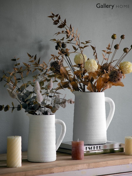 Gallery Home White Stratton Large Vase (H17469) | £42