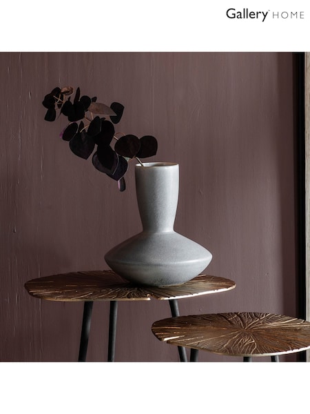 Gallery Home Grey Kaito Vase (H17507) | £52