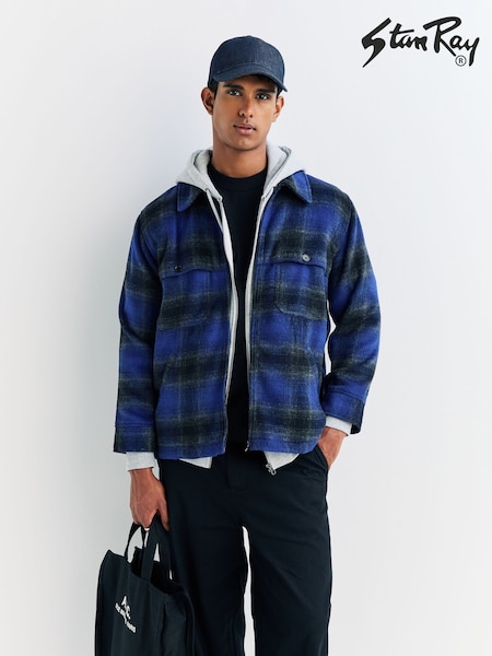 Stan Ray Blue Mackinaw Jacket (H17533) | £160