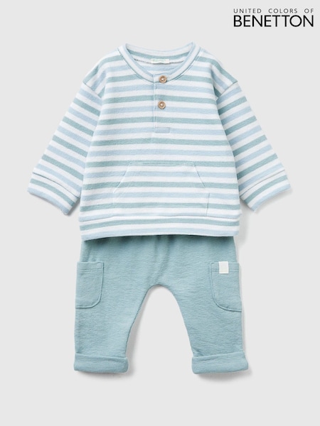 Benetton Baby Striped Top & Trousers Set (H17545) | £28