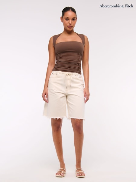 Abercrombie & Fitch Seamless Square Neck Top (H17691) | £35