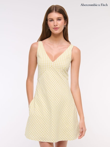 Abercrombie & Fitch V-Neck Mini Dress (H17714) | £52