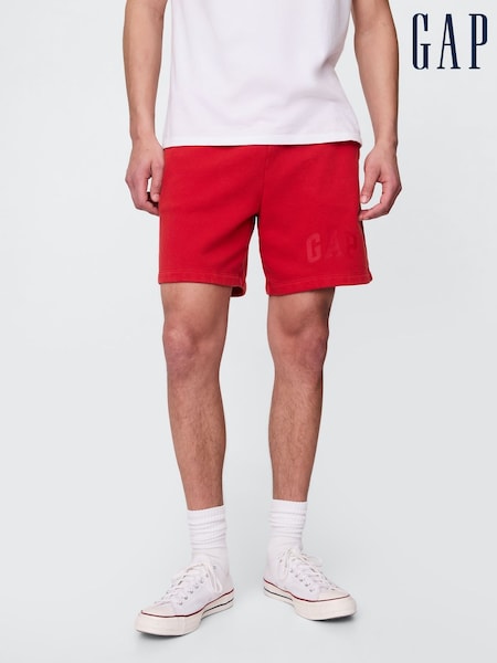Gap Red VintageSoft Logo Sweat Shorts (H17756) | £40
