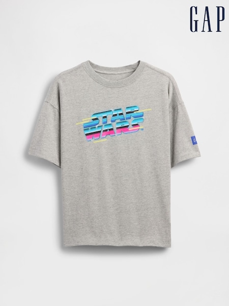 Gap Grey Star Wars Graphic Short Sleeve T-Shirt (4-13yrs) (H17776) | £25