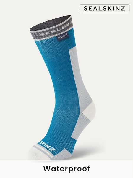 Sealskinz Holverstone Waterproof Mid Length Lightweight Running Socks (H17888) | £40