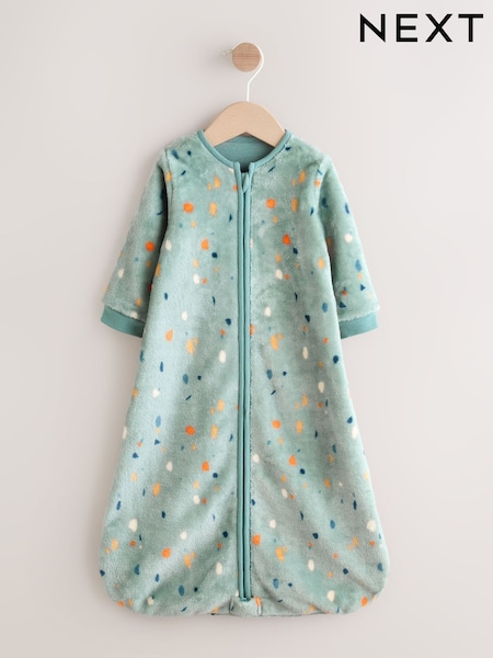 Teal Terrazzo 2.5 TOG Fleece Baby Sleep Bag (H17923) | £28 - £32