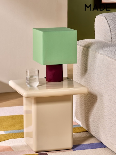 MADE.COM Green/Brown Tiana Table Lamp (H18227) | £60