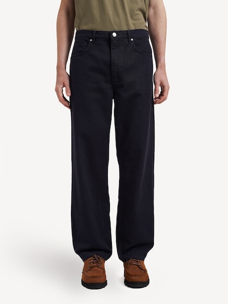 Norse Projects Blue Mogens Relaxed 5 Pocket Heavy Twill Trousers (H18515) | £160