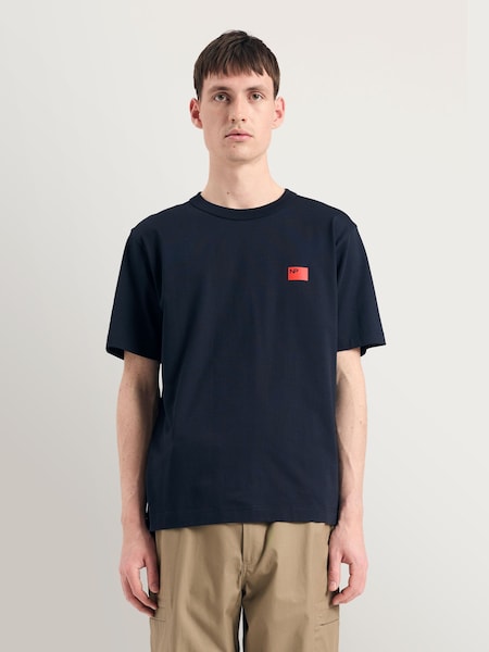 Norse Projects Blue Holger Department Print T-Shirt (H18517) | £75