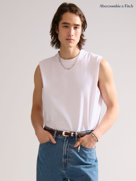 Abercrombie & Fitch 100% Cotton Acid Wash Sleeveless Tank Top (H18735) | £22