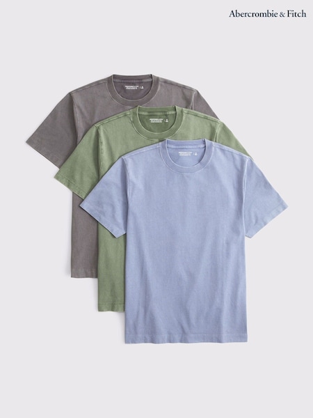 Abercrombie & Fitch Short Sleeve T-Shirts 3 Pack (H18741) | £45