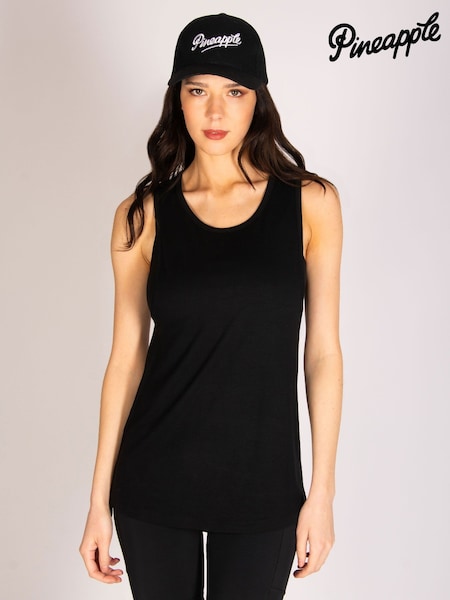 Pineapple Black Longline Vest (H18875) | £22