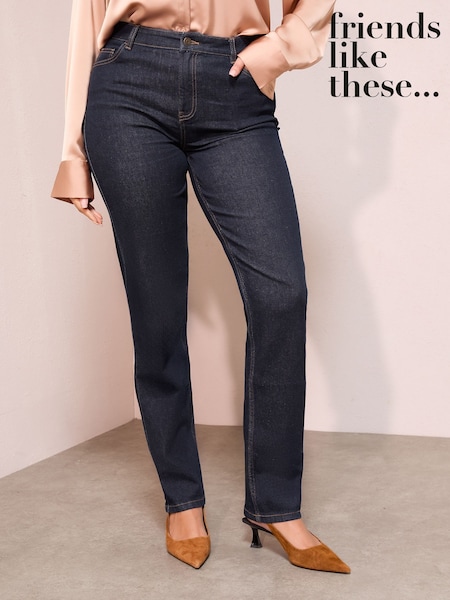 Friends Like These Rinse Wash Curve Bootcut Denim Jeans (H19085) | £32