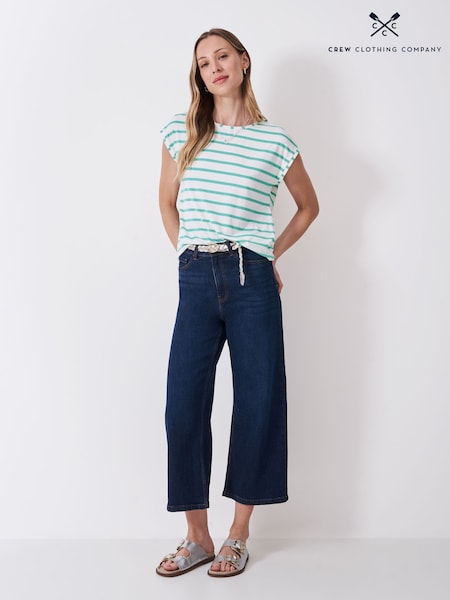 Crew Clothing Blue Striped Ruby Top (H19263) | £29